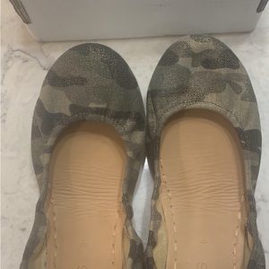 New Tieks Camo Ballet Flats in Green and Tan